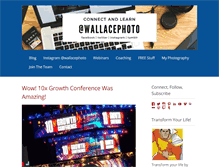 Tablet Screenshot of blog.waynewallace.com